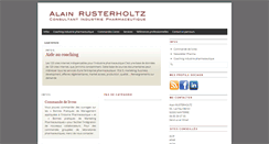 Desktop Screenshot of alainrusterholtz.com