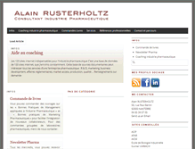 Tablet Screenshot of alainrusterholtz.com